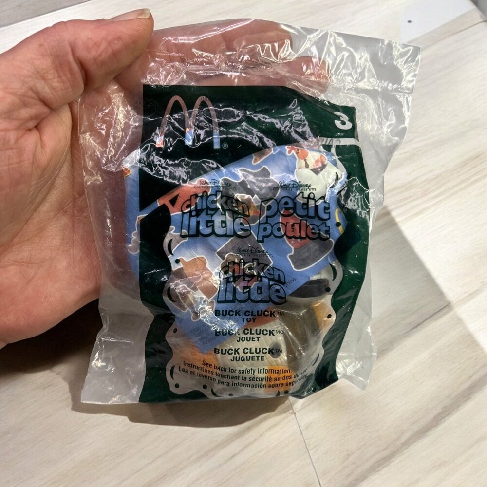 2005 McDonalds Chicken Little Spinning Top Happy Meal Toy New Sealed
